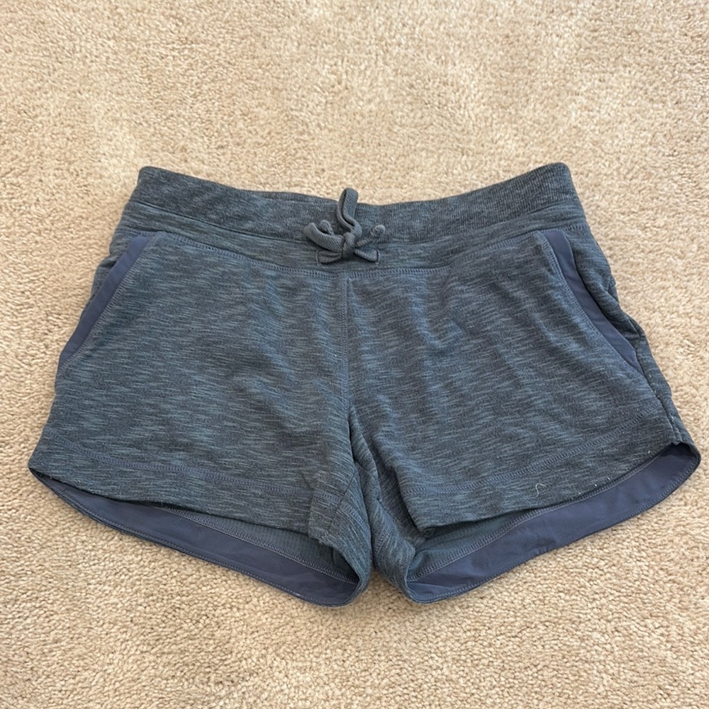 Athleta Blue Athletic Shorts Relaxed Fit